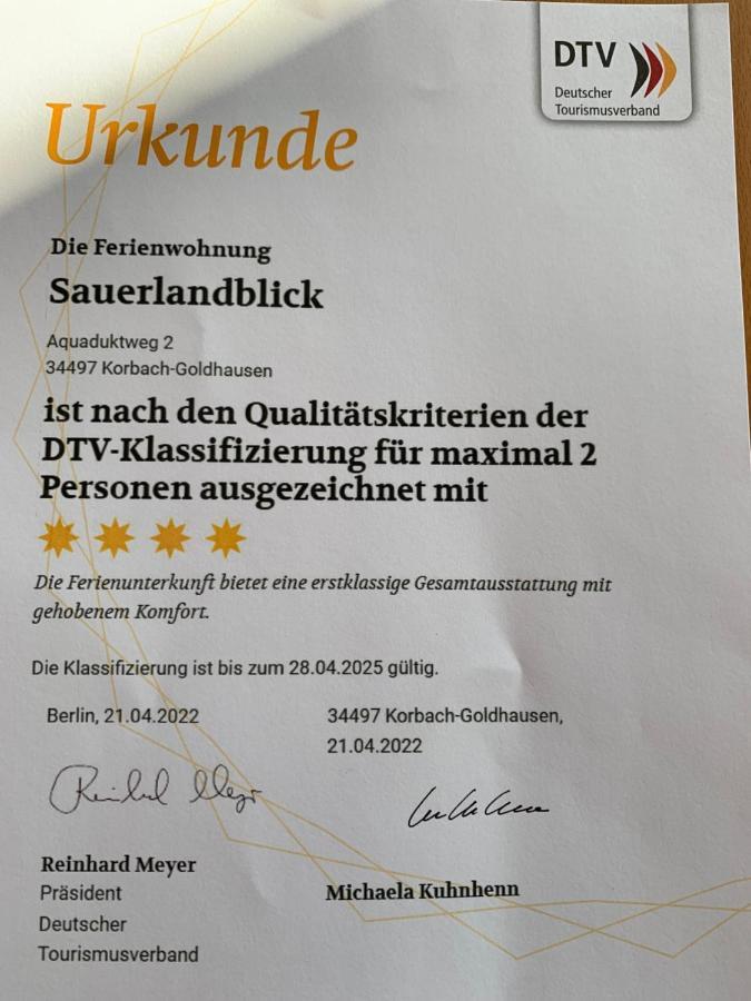 Ferienwohnung Sauerlandblick Goldhausen Kültér fotó