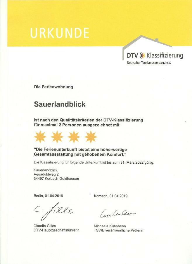 Ferienwohnung Sauerlandblick Goldhausen Kültér fotó